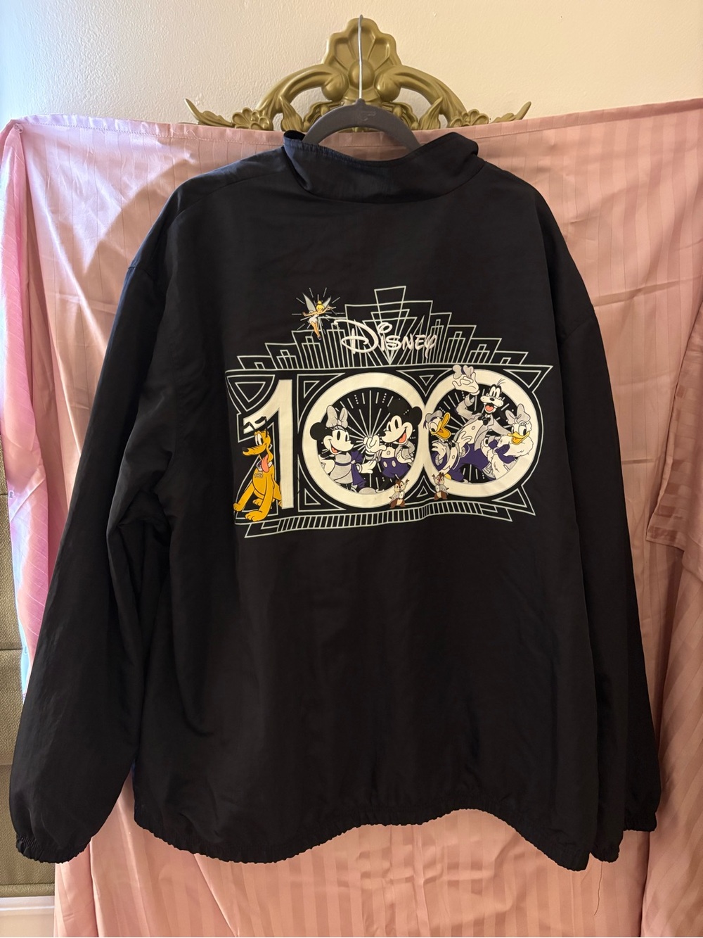 Disney Black 100th Anniversary Graphic Jacket
